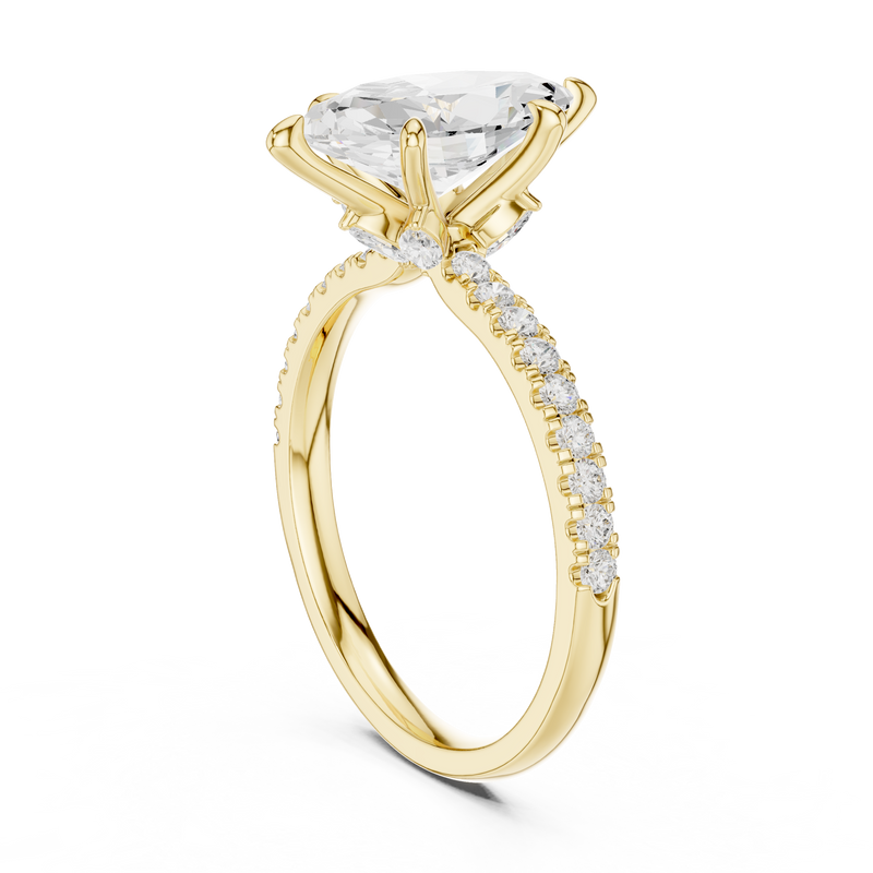 Ladies Ring DDLR-256@7 - Yellow Gold - Image
