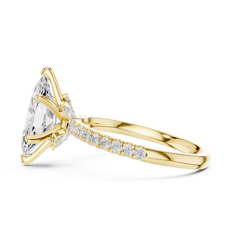 Ladies Ring DDLR-256@7 - Yellow Gold - Image