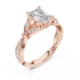 Ladies Ring DDLR-257@7 - Rose Gold - Image