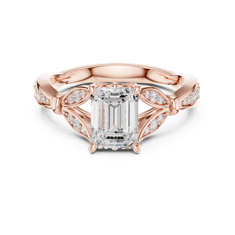Ladies Ring DDLR-257@7 - Rose Gold - Image