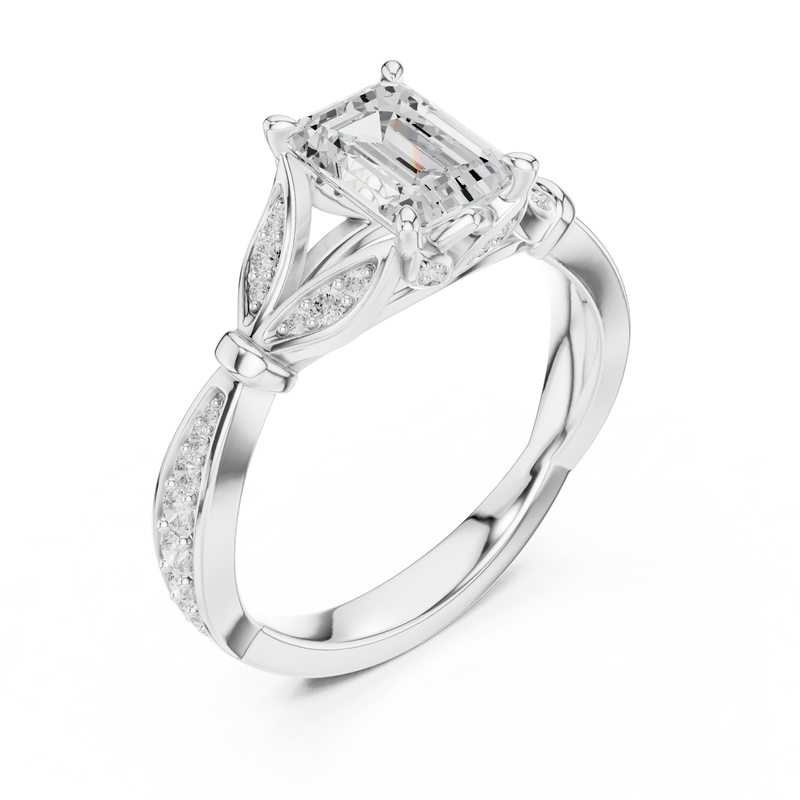 Ladies Ring DDLR-257@7 - White Gold - Image