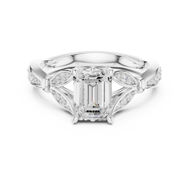 Ladies Ring DDLR-257@7 - White Gold - Image