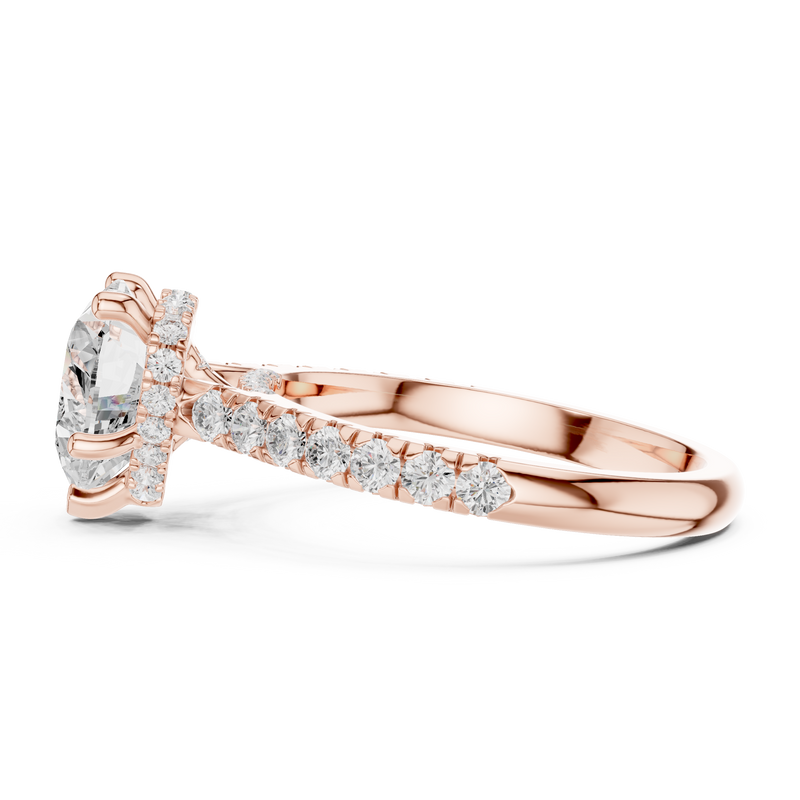 Ladies Ring DDLR-258@7 - Rose Gold - Image