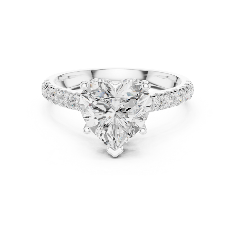 Ladies Ring DDLR-258@7 - White Gold - Image