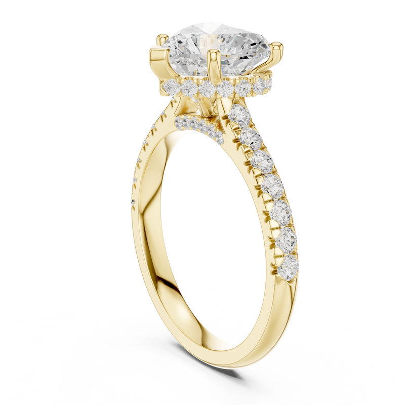 Ladies Ring DDLR-258@7 - Yellow Gold - Image