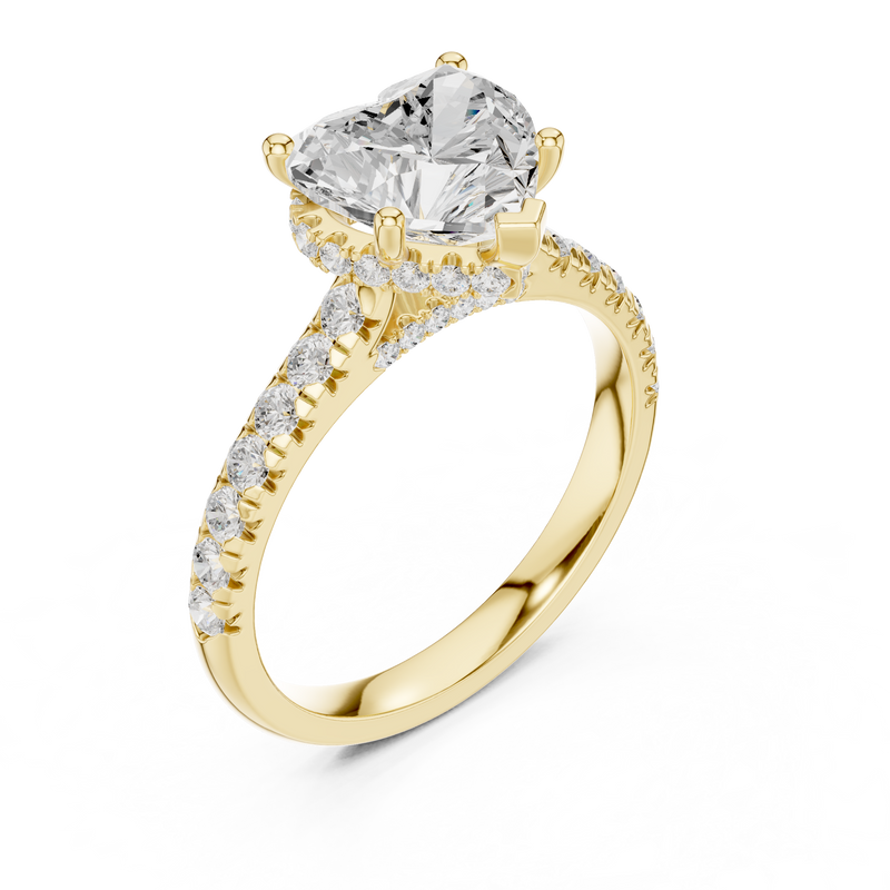 Ladies Ring DDLR-258@7 - Yellow Gold - Image