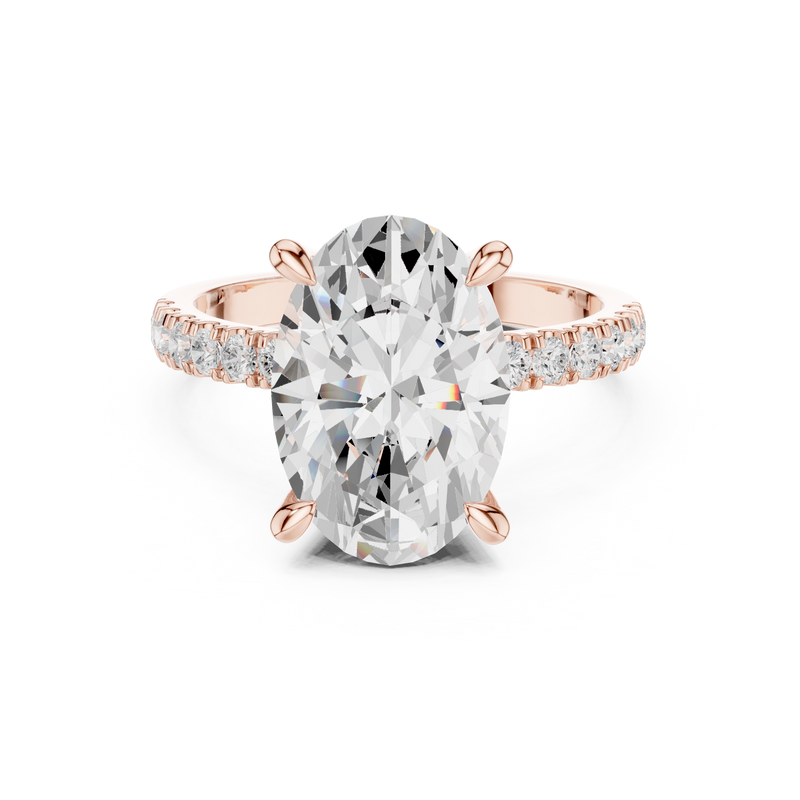 Ladies Ring DDLR-259@7 - Rose Gold - Image
