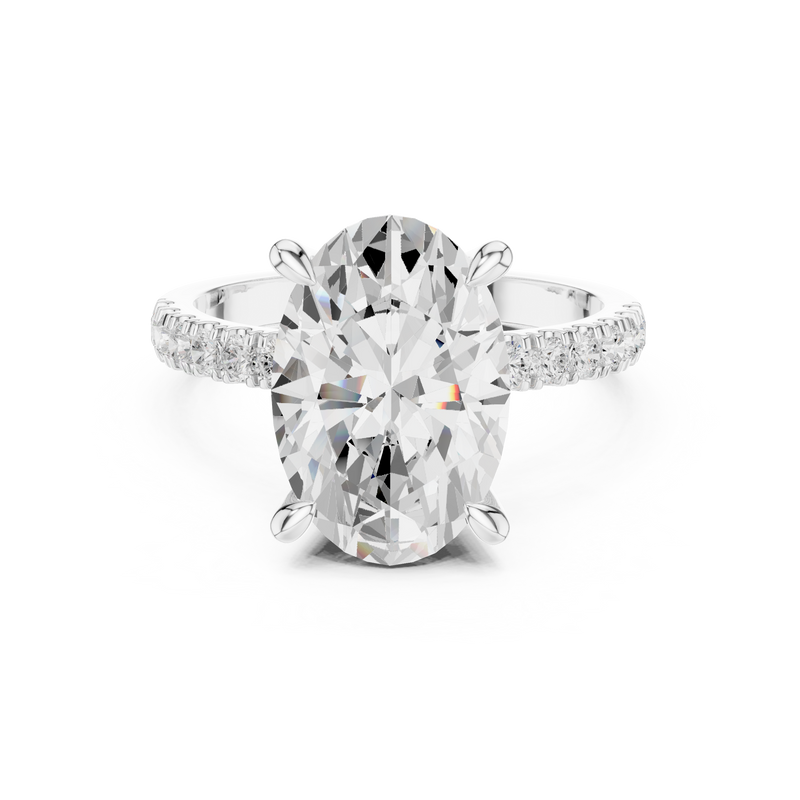 Ladies Ring DDLR-259@7 - White Gold - Image