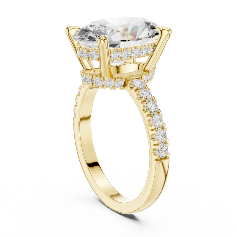Ladies Ring DDLR-259@7 - Yellow Gold - Image