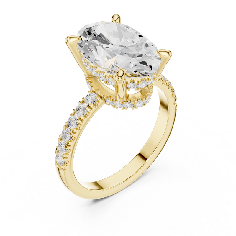 Ladies Ring DDLR-259@7 - Yellow Gold - Image
