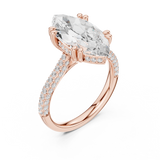 Ladies Ring DDLR-260@7 - Rose Gold - Image