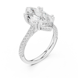 Ladies Ring DDLR-260@7 - White Gold - Image