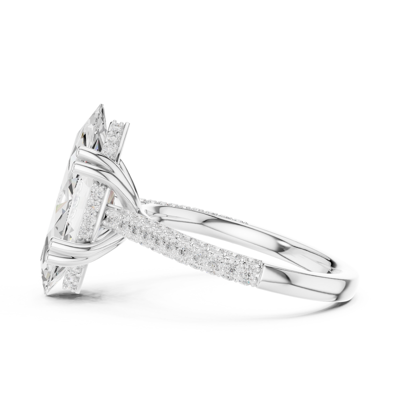 Ladies Ring DDLR-260@7 - White Gold - Image