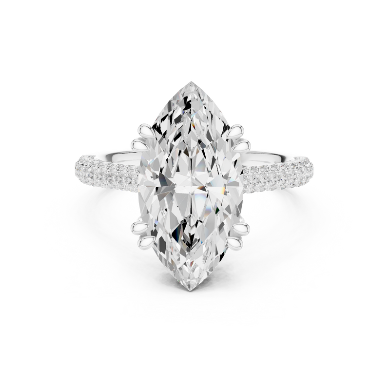 Ladies Ring DDLR-260@7 - White Gold - Image
