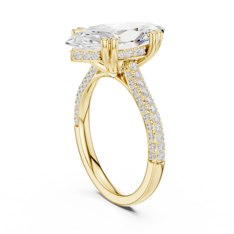 Ladies Ring DDLR-260@7 - Yellow Gold - Image