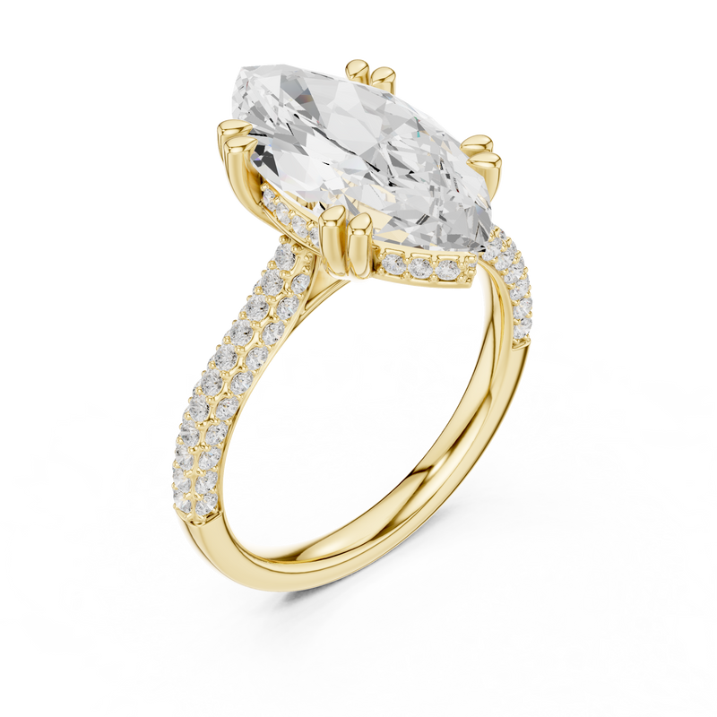 Ladies Ring DDLR-260@7 - Yellow Gold - Image