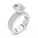Ladies Ring DDLR-261@7 - White Gold - Image