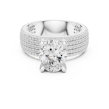 Ladies Ring DDLR-261@7 - White Gold - Image