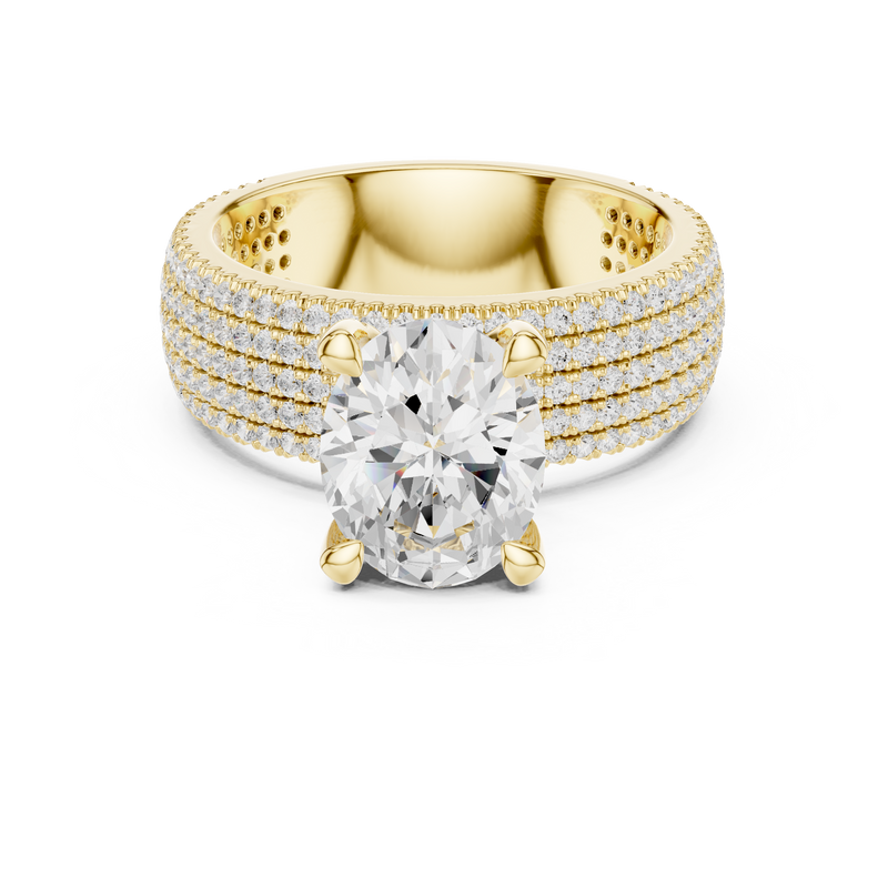 Ladies Ring DDLR-261@7 - Yellow Gold - Image