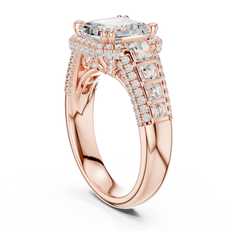 Ladies Ring DDLR-262@7 - Rose Gold - Image