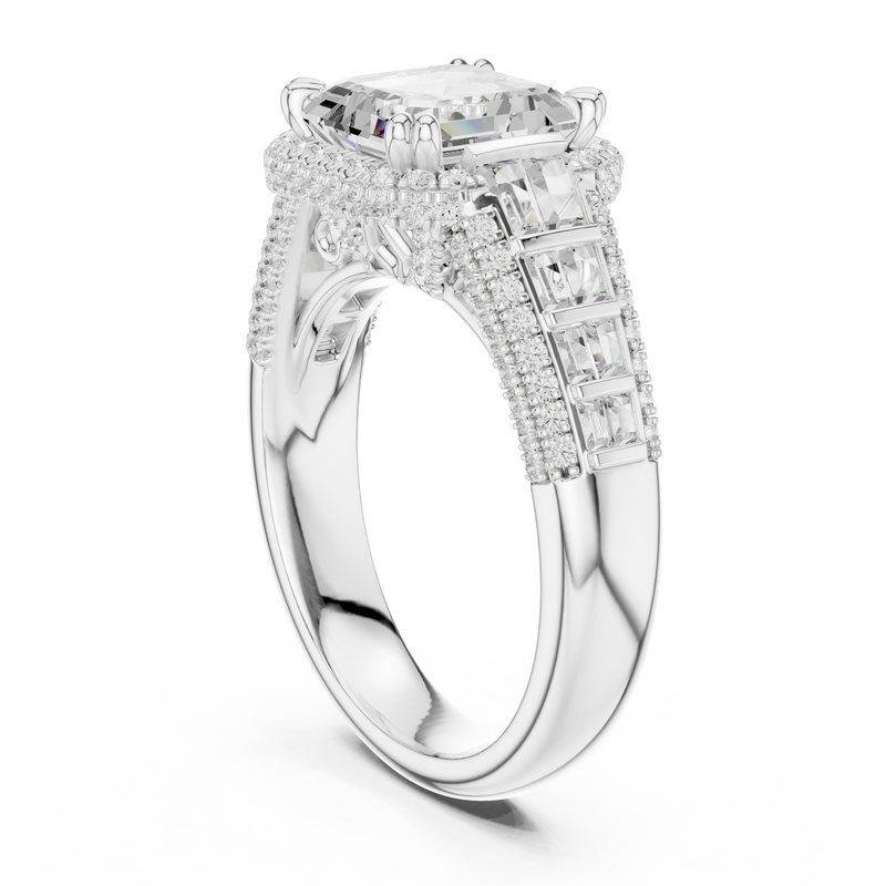 Ladies Ring DDLR-262@7 - White Gold - Image