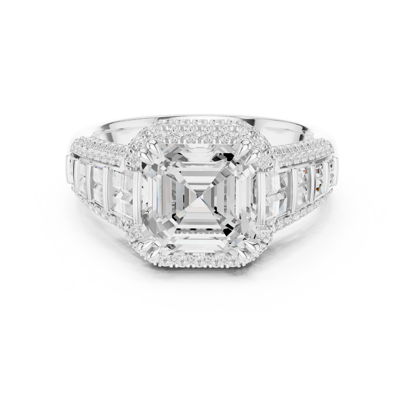 Ladies Ring DDLR-262@7 - White Gold - Image