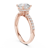 Ladies Ring DDLR-263@7 - Rose Gold - Image
