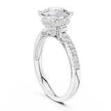 Ladies Ring DDLR-263@7 - White Gold - Image