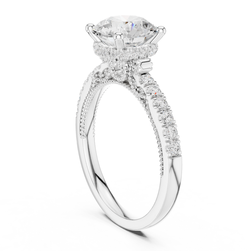 Ladies Ring DDLR-263@7 - White Gold - Image