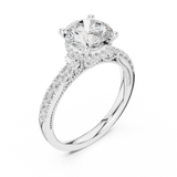 Ladies Ring DDLR-263@7 - White Gold - Image