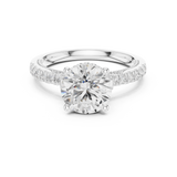 Ladies Ring DDLR-263@7 - White Gold - Image