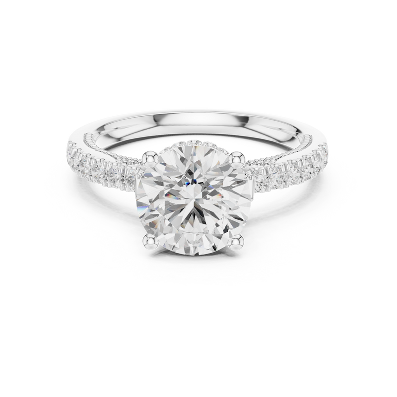 Ladies Ring DDLR-263@7 - White Gold - Image