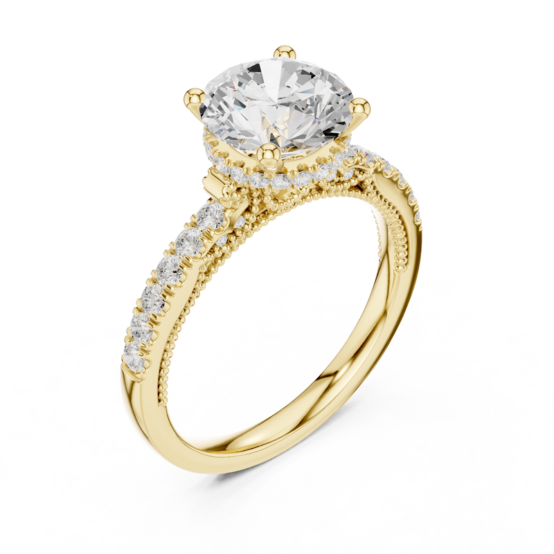 Ladies Ring DDLR-263@7 - Yellow Gold - Image
