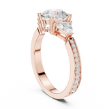 Ladies Ring DDLR-264@7 - Rose Gold - Image