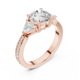 Ladies Ring DDLR-264@7 - Rose Gold - Image