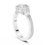 Ladies Ring DDLR-264@7 - White Gold - Image