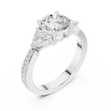 Ladies Ring DDLR-264@7 - White Gold - Image