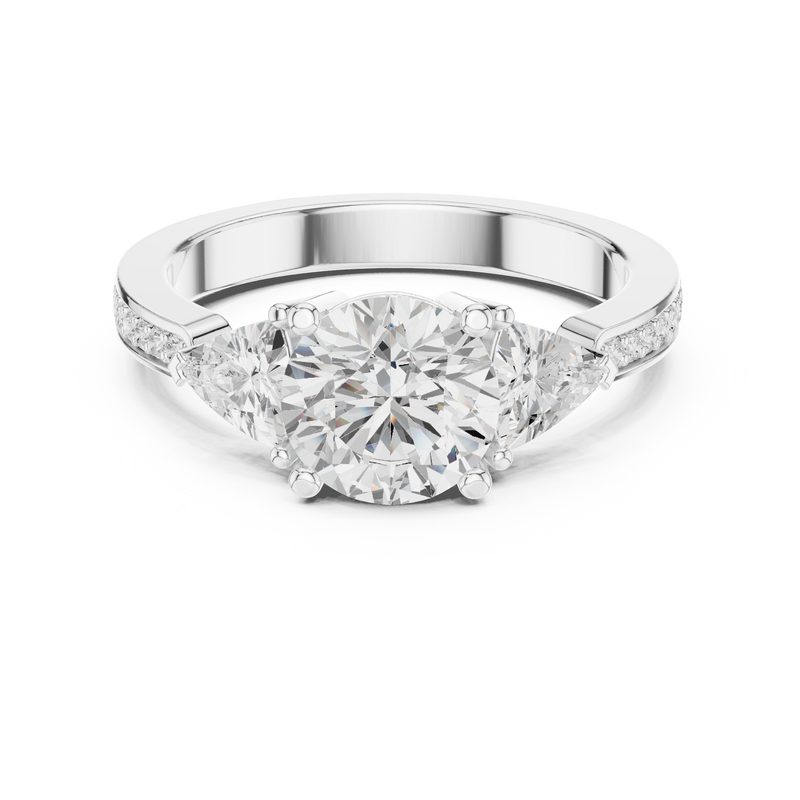 Ladies Ring DDLR-264@7 - White Gold - Image