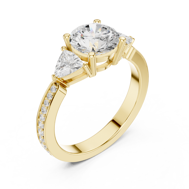 Ladies Ring DDLR-264@7 - Yellow Gold - Image