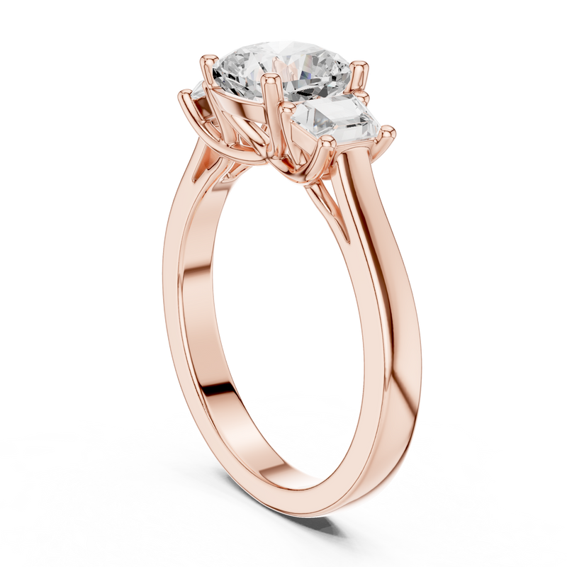 Ladies Ring DDLR-265@7 - Rose Gold - Image