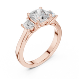 Ladies Ring DDLR-265@7 - Rose Gold - Image