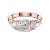 Ladies Ring DDLR-265@7 - Rose Gold - Image