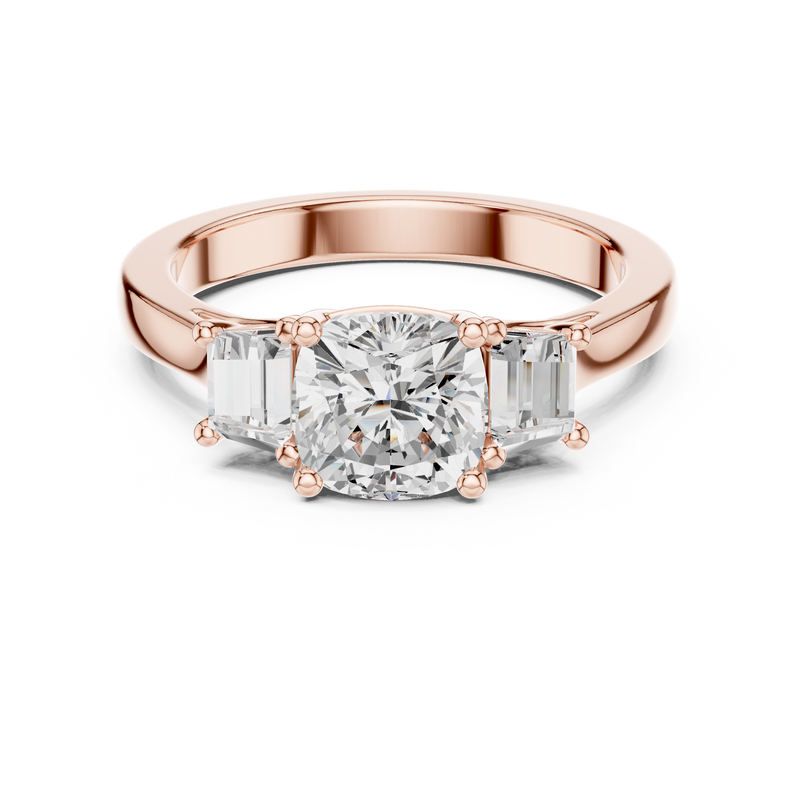Ladies Ring DDLR-265@7 - Rose Gold - Image