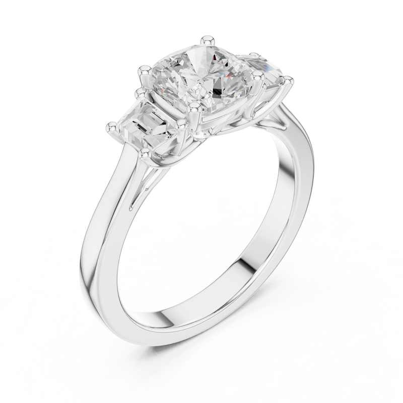 Ladies Ring DDLR-265@7 - White Gold - Image