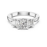 Ladies Ring DDLR-265@7 - White Gold - Image