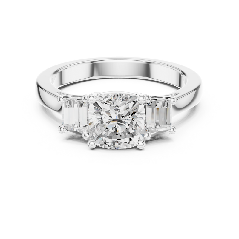 Ladies Ring DDLR-265@7 - White Gold - Image