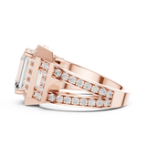 Ladies Ring DDLR-266@7 - Rose Gold - Image