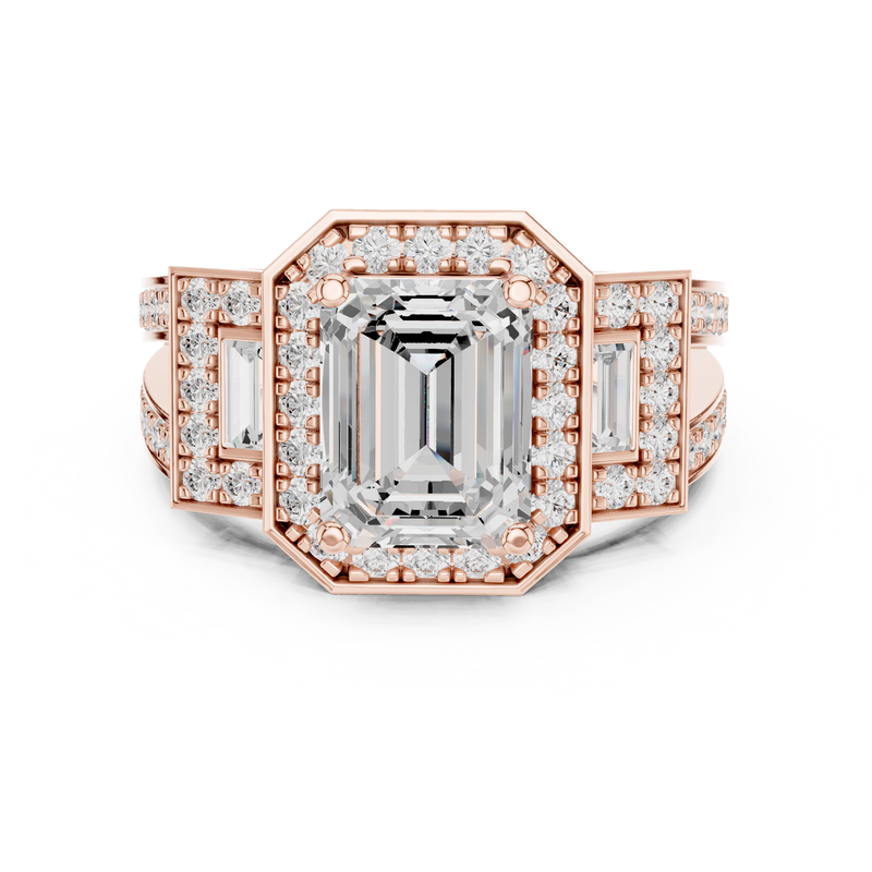 Ladies Ring DDLR-266@7 - Rose Gold - Image