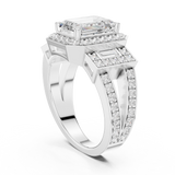 Ladies Ring DDLR-266@7 - White Gold - Image