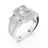 Ladies Ring DDLR-266@7 - White Gold - Image